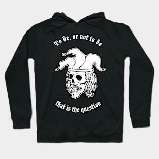 Yorick Shakespeare Black Background Hoodie